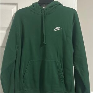 Nike Men's Green Hoodie